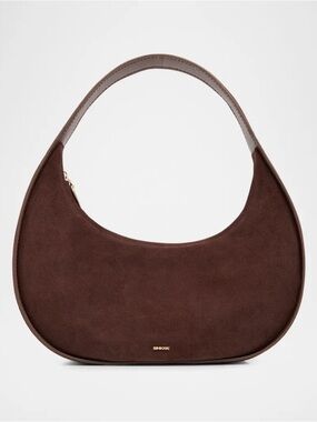 Simkhai Finn Suede Hobo Bag Cacao Brown NWT